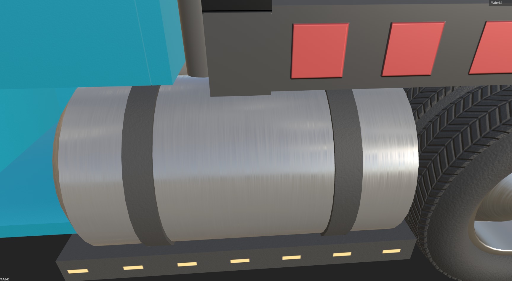 Load Trucktor With Rigged 3D model_48