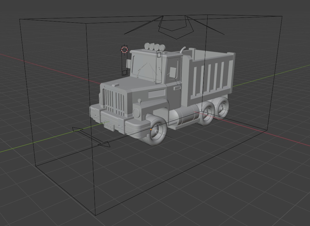 Load Trucktor With Rigged 3D model_60