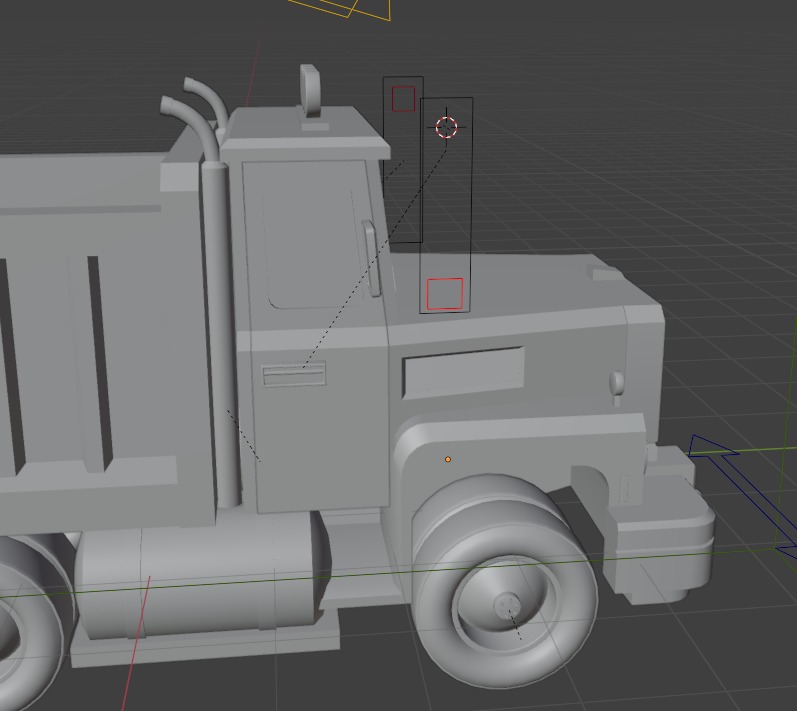 Load Trucktor With Rigged 3D model_62