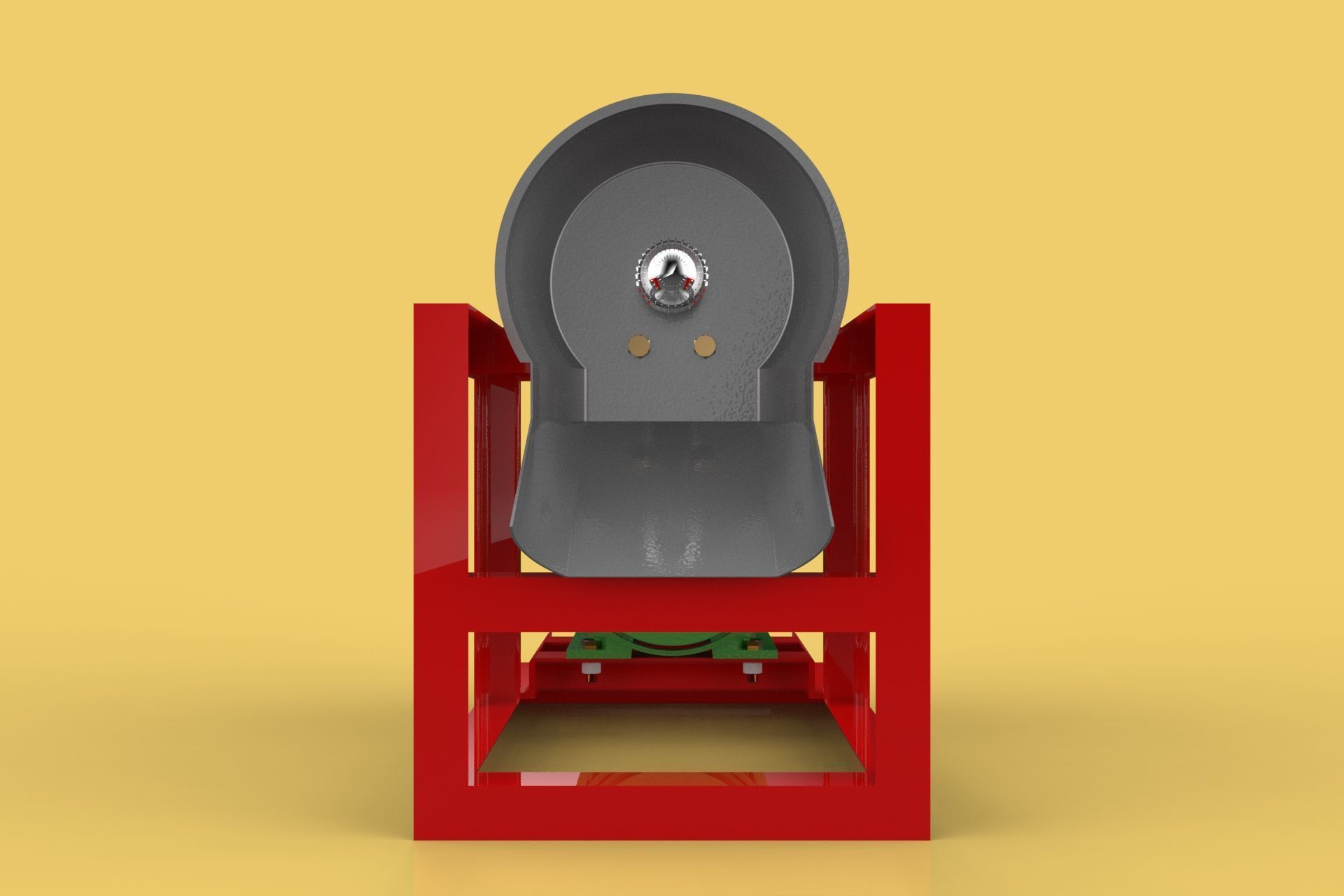 COCONUT GRATING MACHINE GRATER SHREDDER SCRAPER CHOPPER CRUSHER 3D model_11