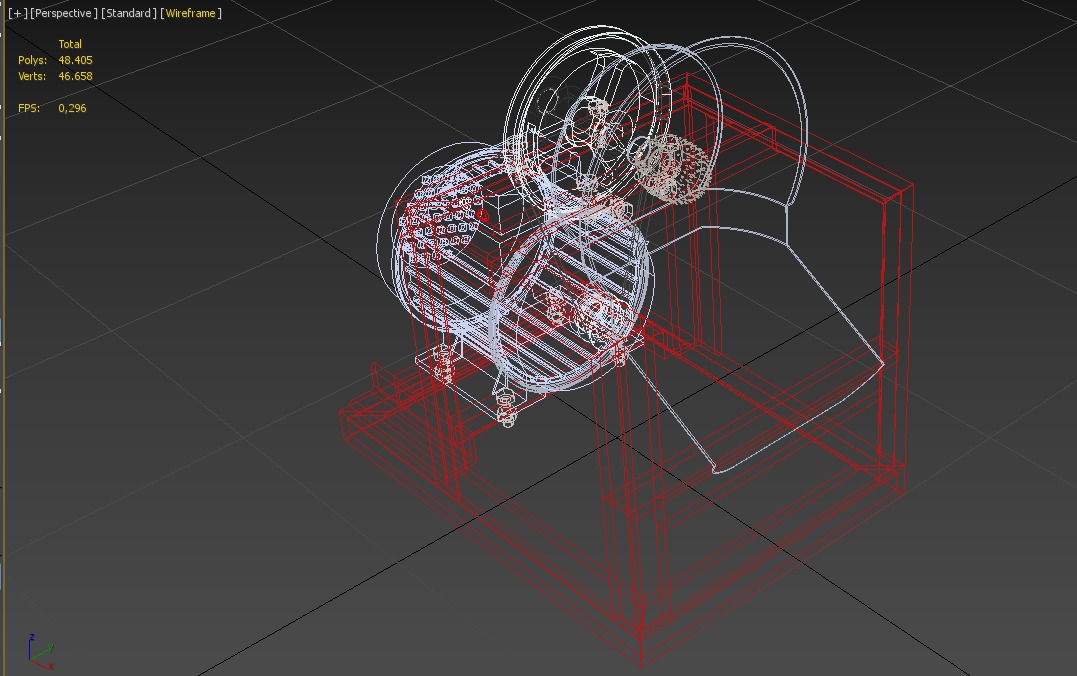 COCONUT GRATING MACHINE GRATER SHREDDER SCRAPER CHOPPER CRUSHER 3D model_21