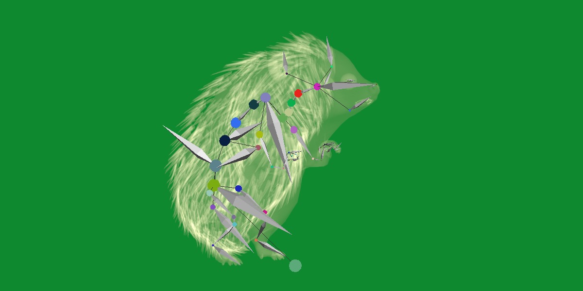 African Pygmy Hedgehog Low-poly 3D model_39