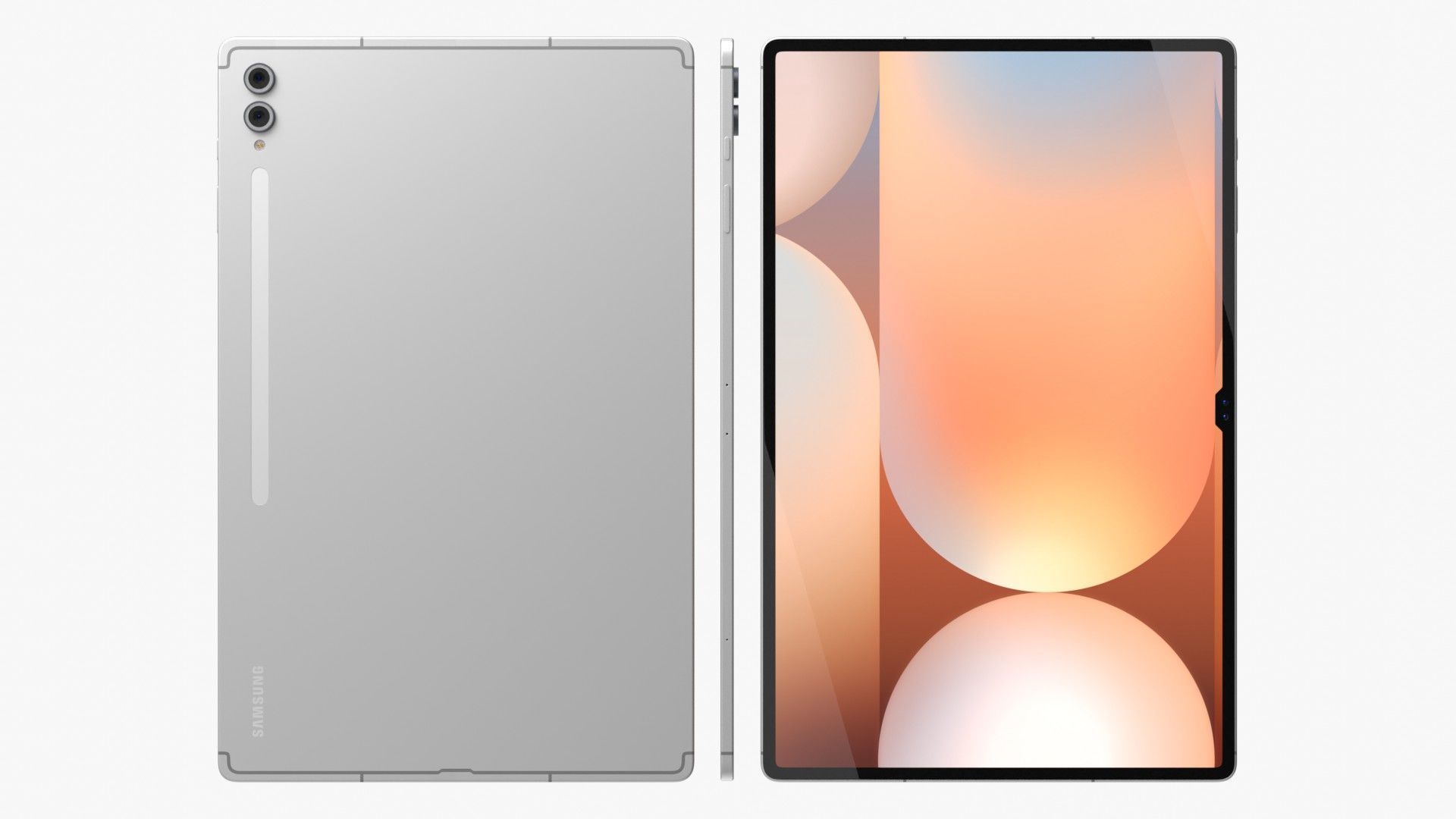 Samsung Galaxy Tab S10 Ultra Silver 3D model_2