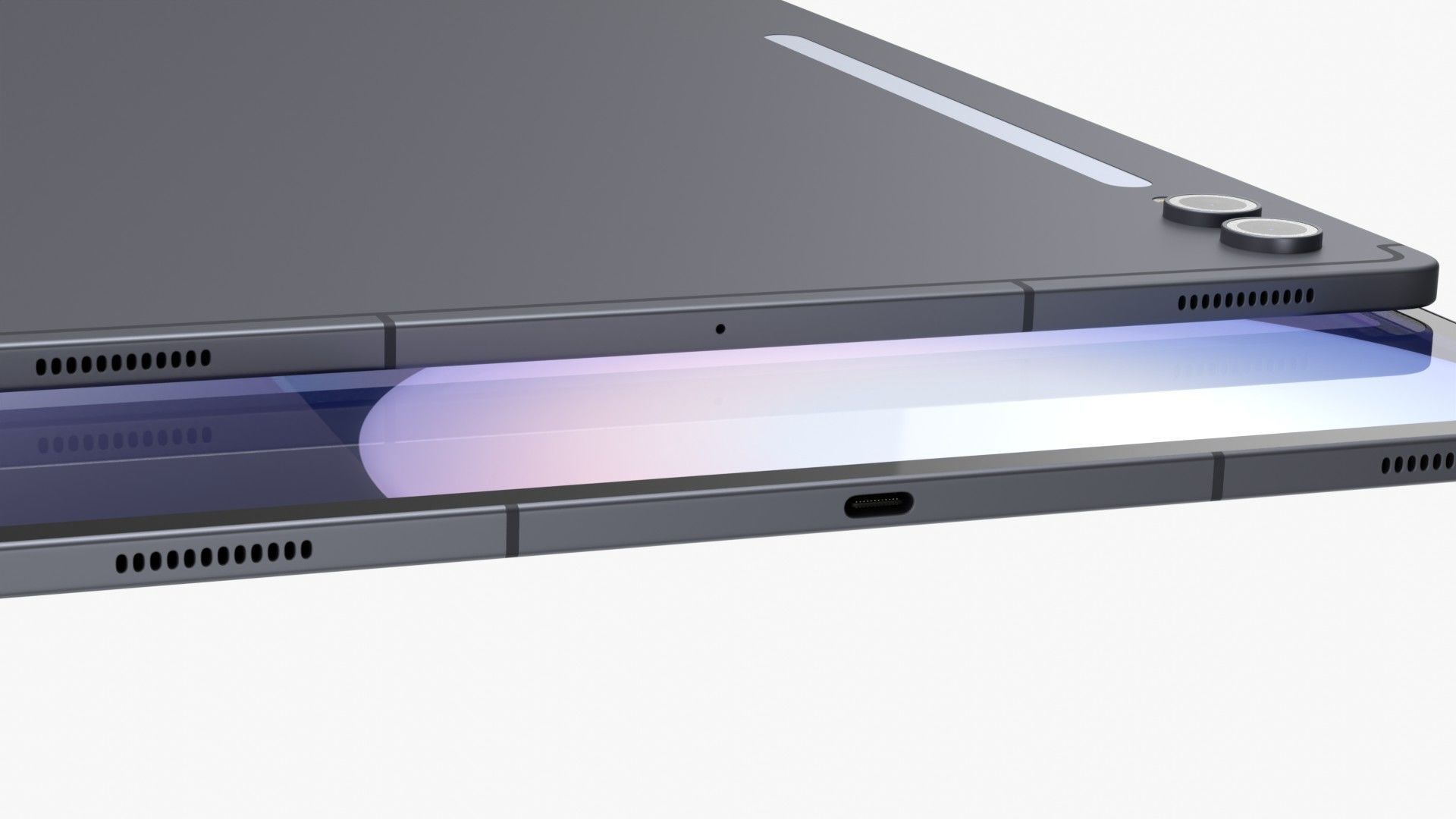 Samsung Galaxy Tab S10 Plus And Ultra Gray 3D model_29