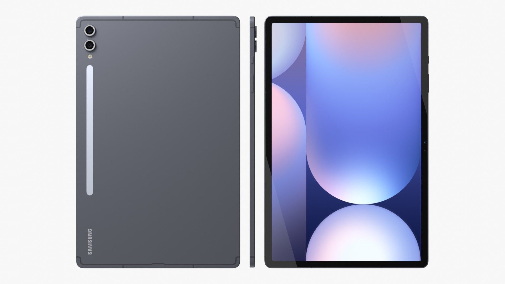 Samsung Galaxy Tab S10 Plus And Ultra Gray 3D model_2