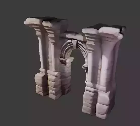 Stone Pillar Archway