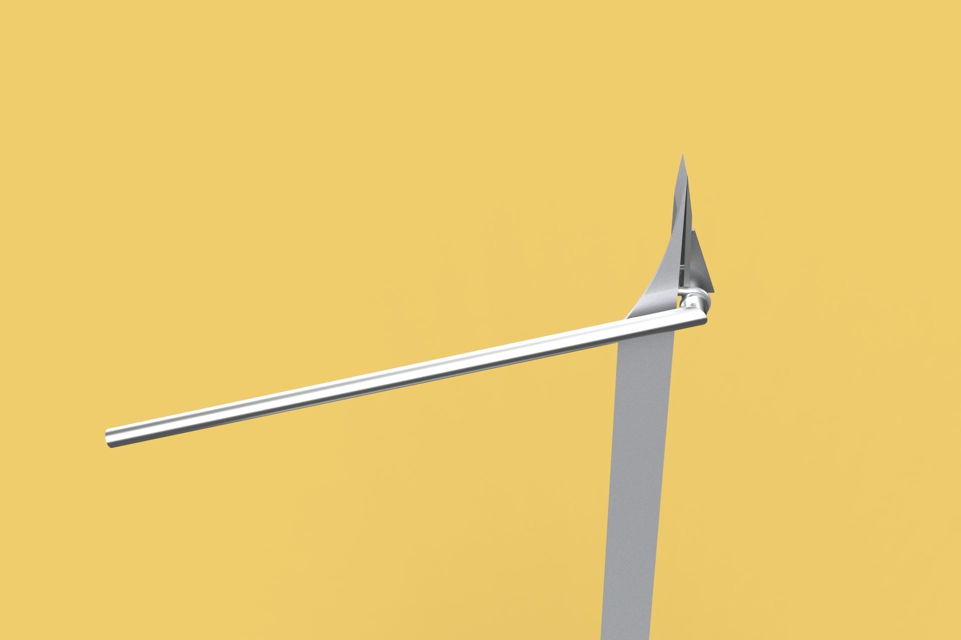 MANUAL COCONUT REMOVER SKIN TOOL HUSK PEELER DEHUSKER 3D model_3