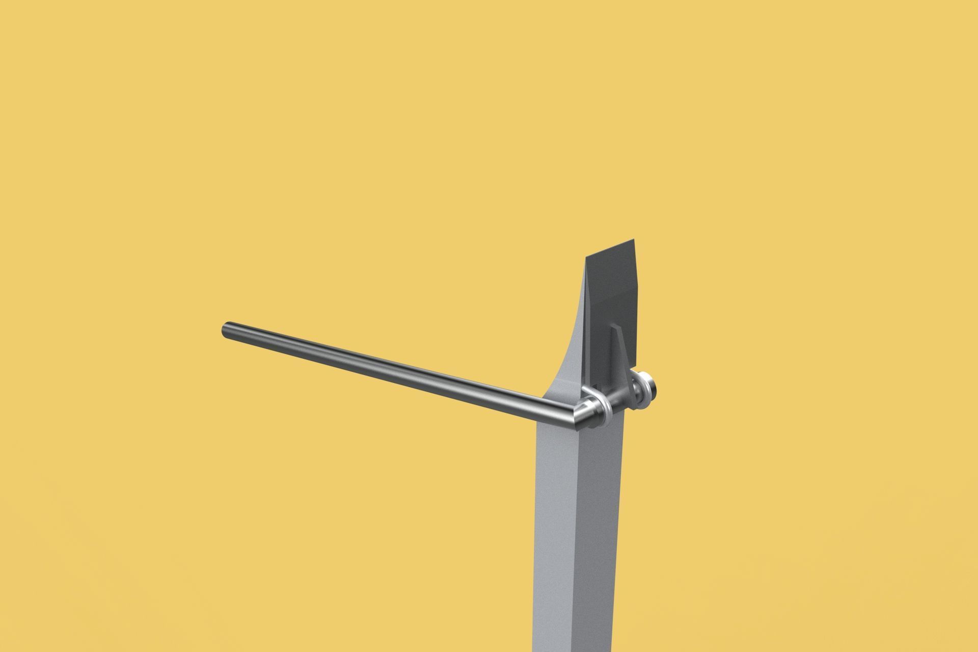 MANUAL COCONUT REMOVER SKIN TOOL HUSK PEELER DEHUSKER 3D model_4