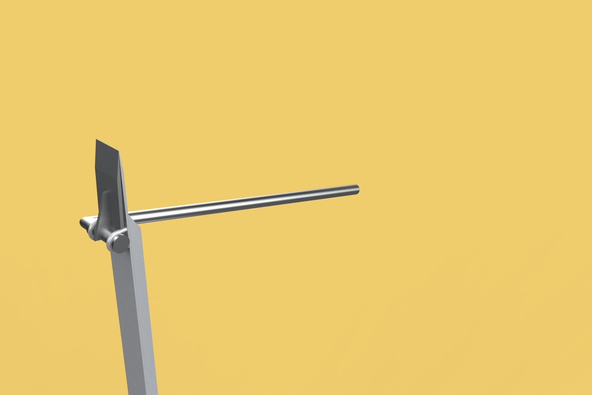 MANUAL COCONUT REMOVER SKIN TOOL HUSK PEELER DEHUSKER 3D model_5