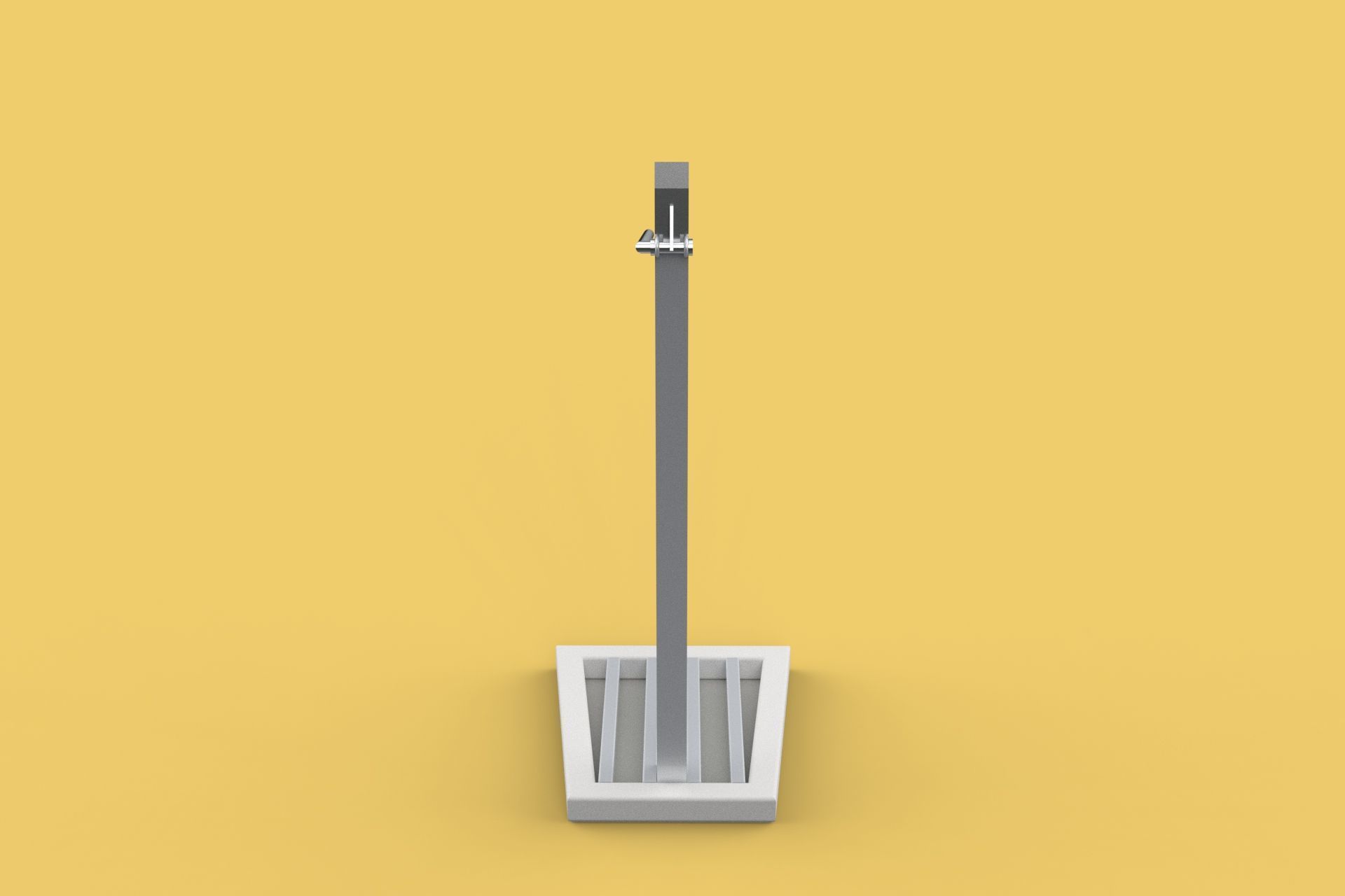 MANUAL COCONUT REMOVER SKIN TOOL HUSK PEELER DEHUSKER 3D model_16