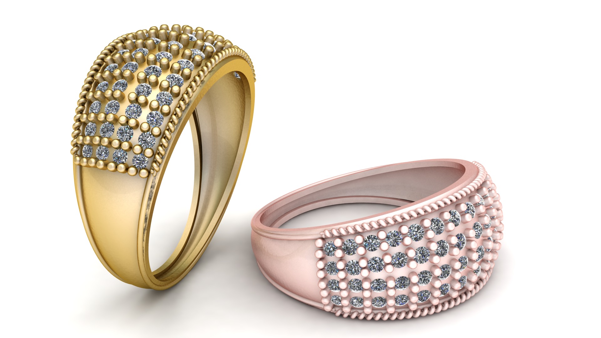 hip hop engagment for couple 3d printable model 3D print model_2