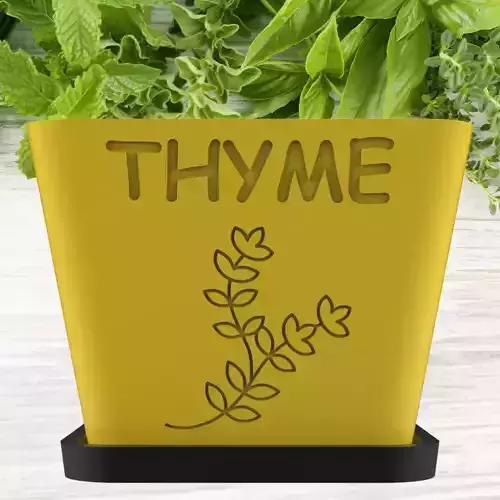 Thyme Pot Planter 3D print model