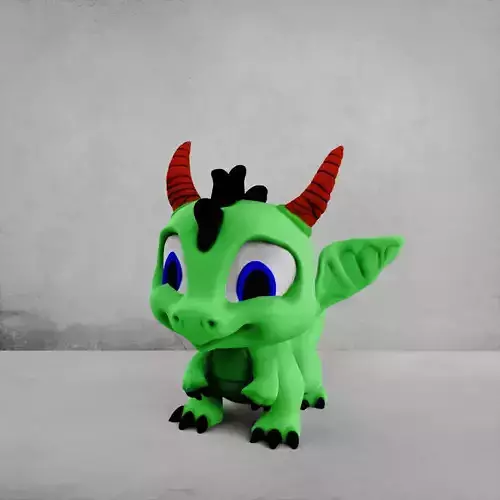 Sparky Cute Baby Boy Dragon