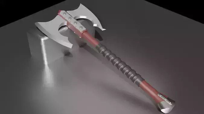 Extra Large Double-Headed Battle Axe