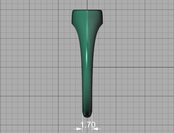 Signet Marquise Intial Women Ring Pinky Finger Ring 3D print model_46