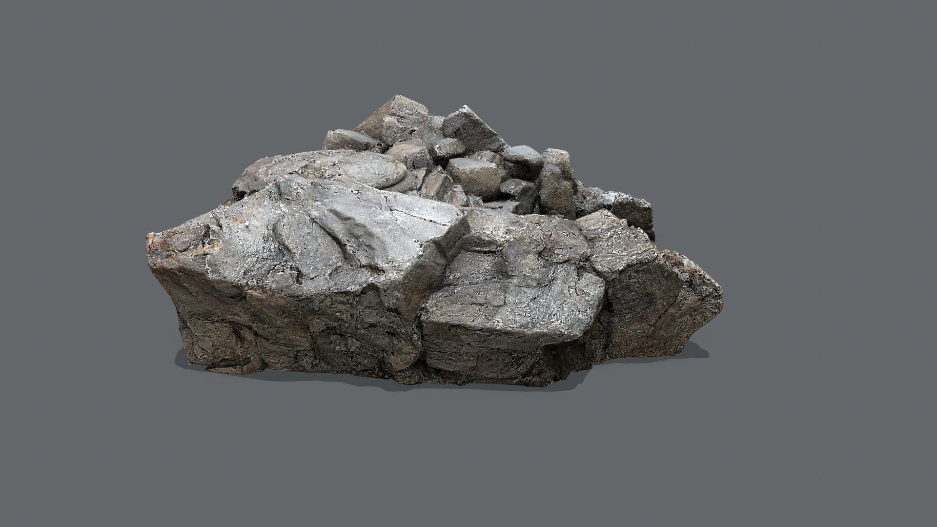 old temple Low-poly 3D model_9