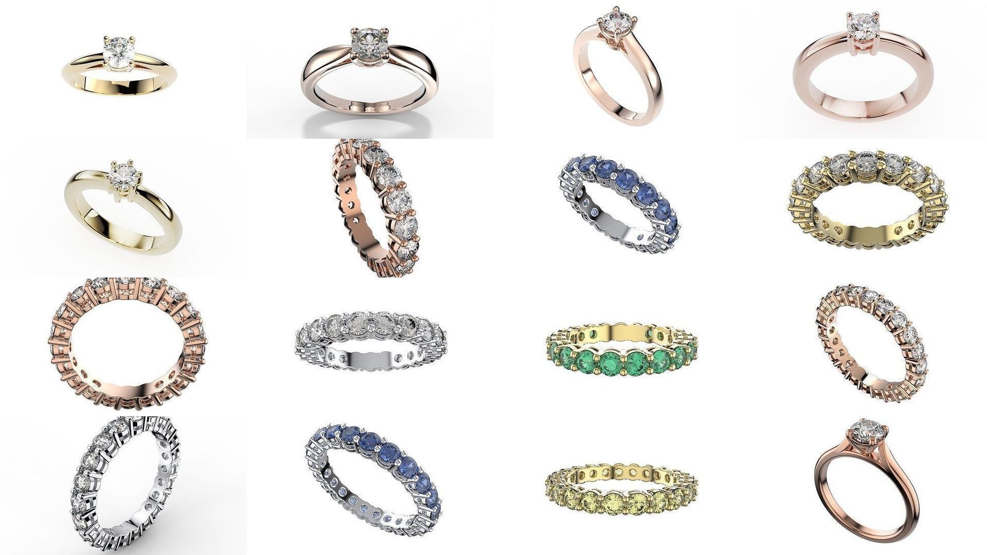 Printable 3d Rings Collection _4