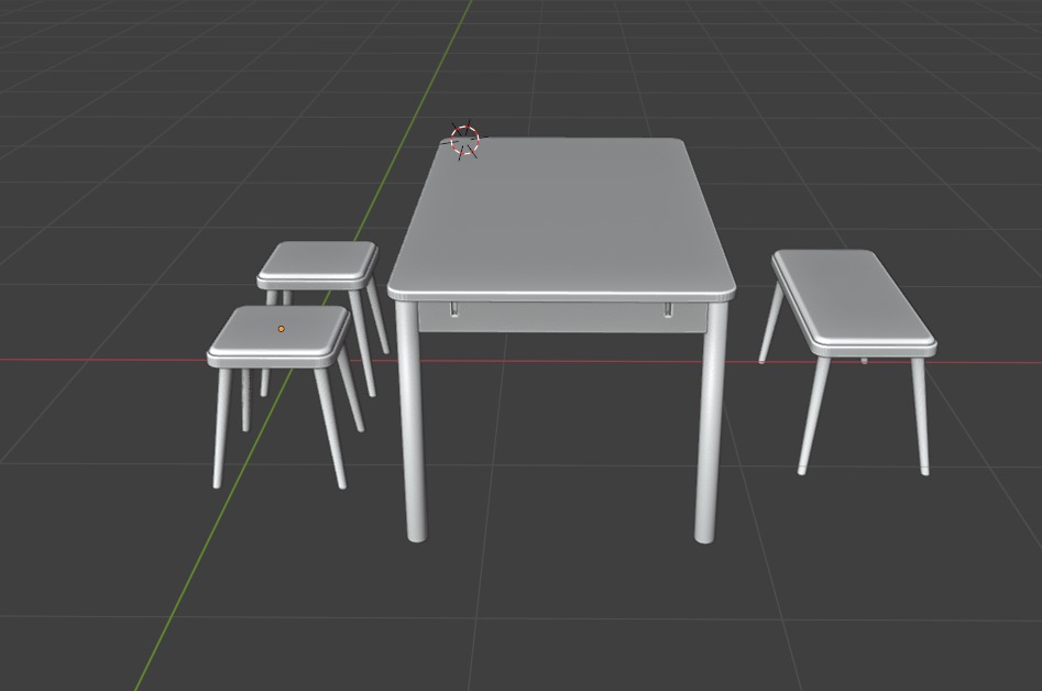 table desk Free 3D model_4