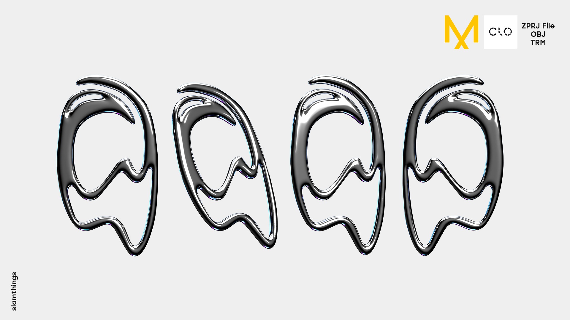 Streetwear Carabiner Collection Vol 1 3D model_3