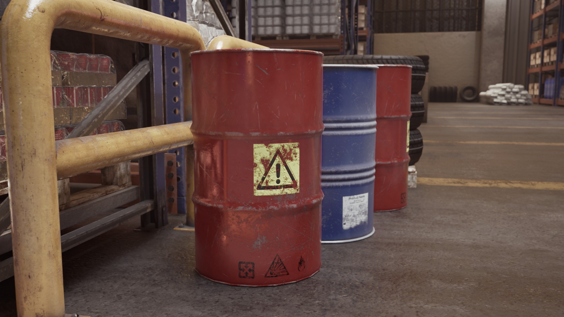 The Industrial-Grade Warehouse 3D Asset Pack 3D model_9