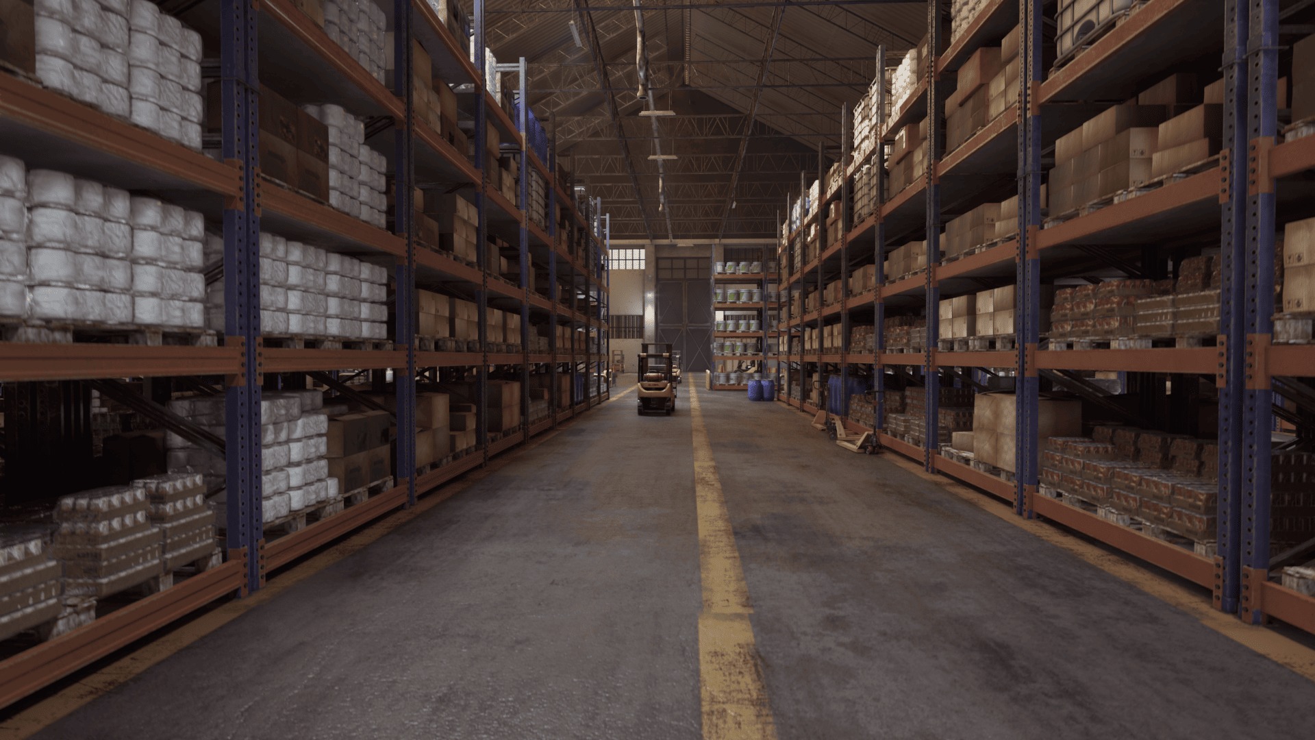 The Industrial-Grade Warehouse 3D Asset Pack 3D model_1