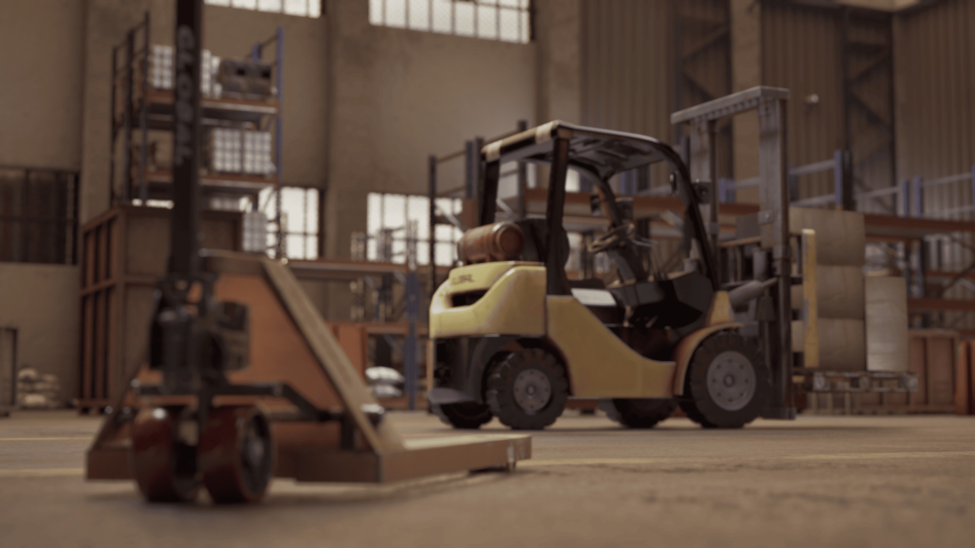 The Industrial-Grade Warehouse 3D Asset Pack 3D model_3