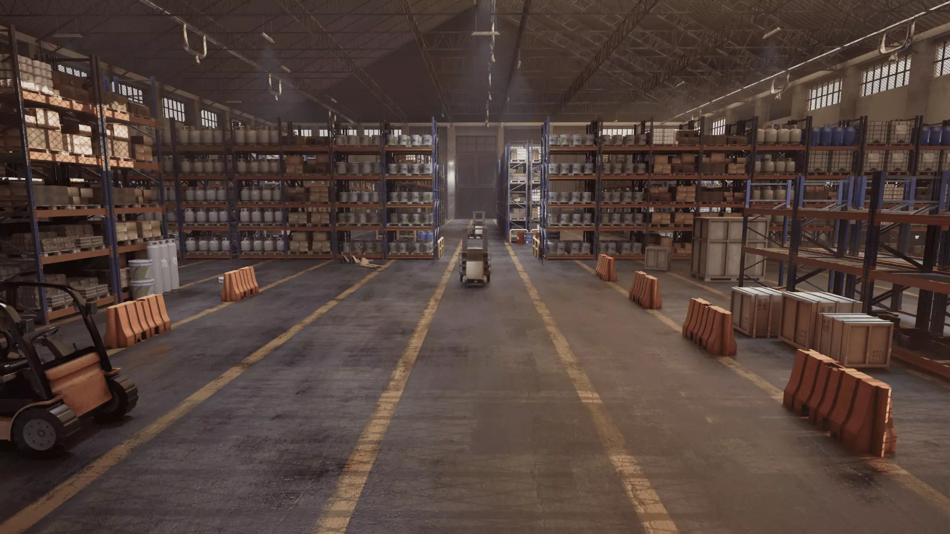 The Industrial-Grade Warehouse 3D Asset Pack 3D model_0
