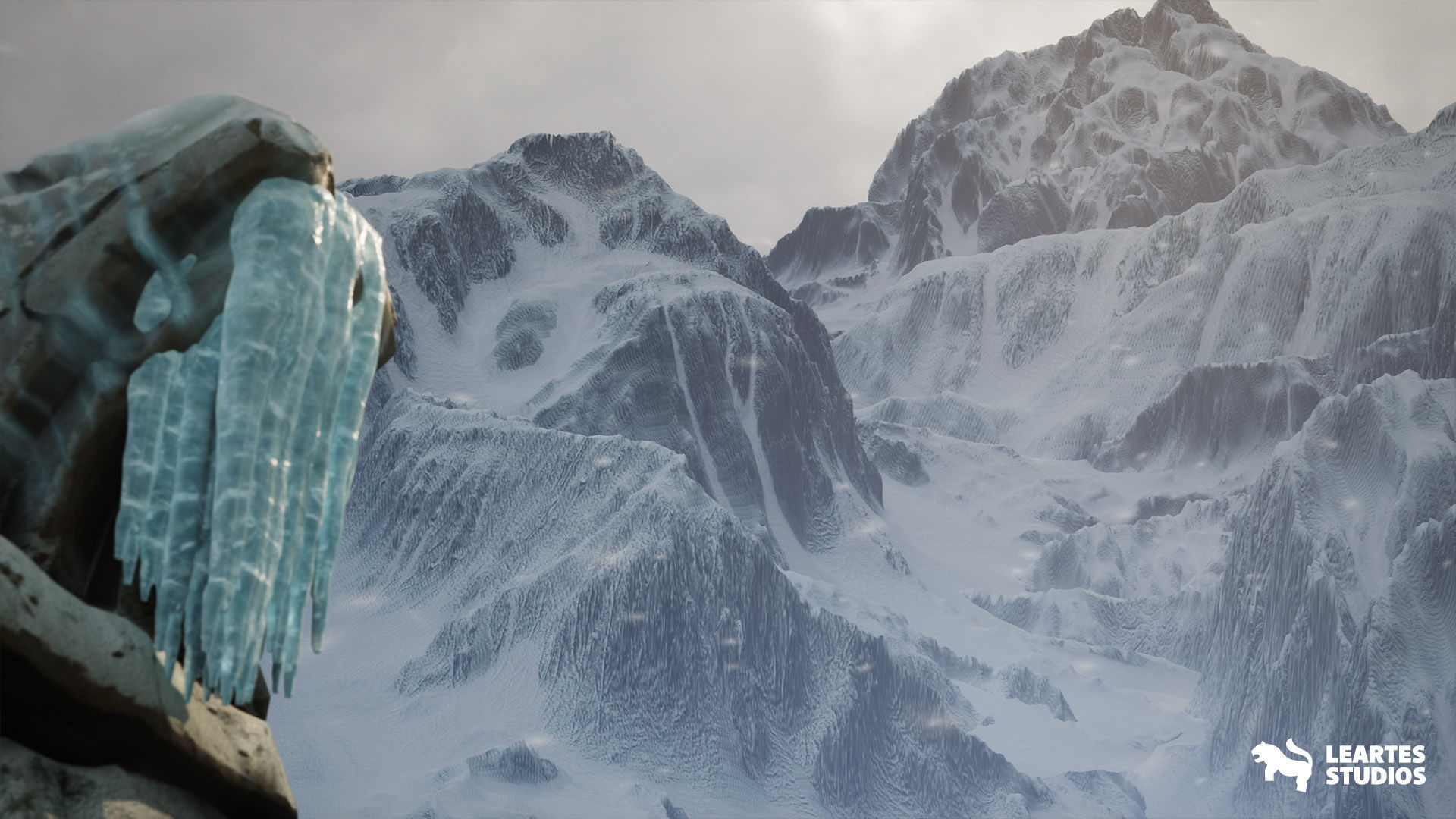 Frozen Norse Environment Low-poly 3D model_17