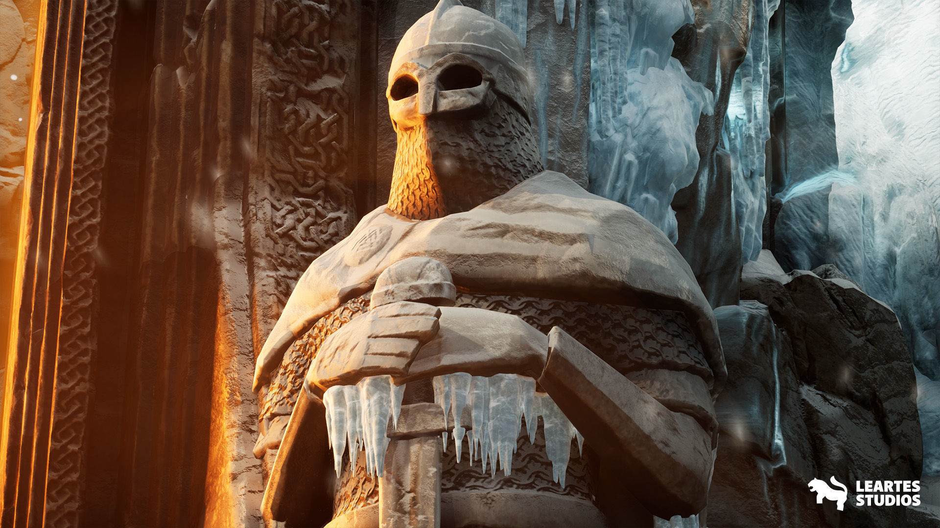 Frozen Norse Environment Low-poly 3D model_16