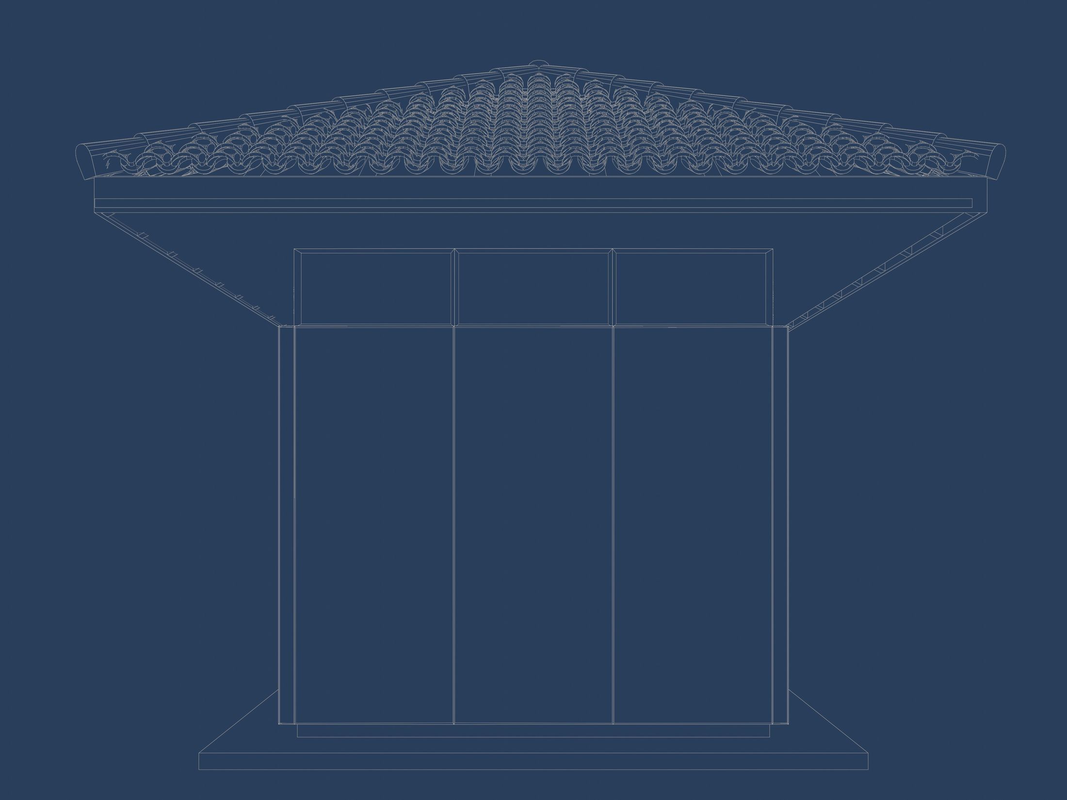 Security booth 24u08 3D model_8