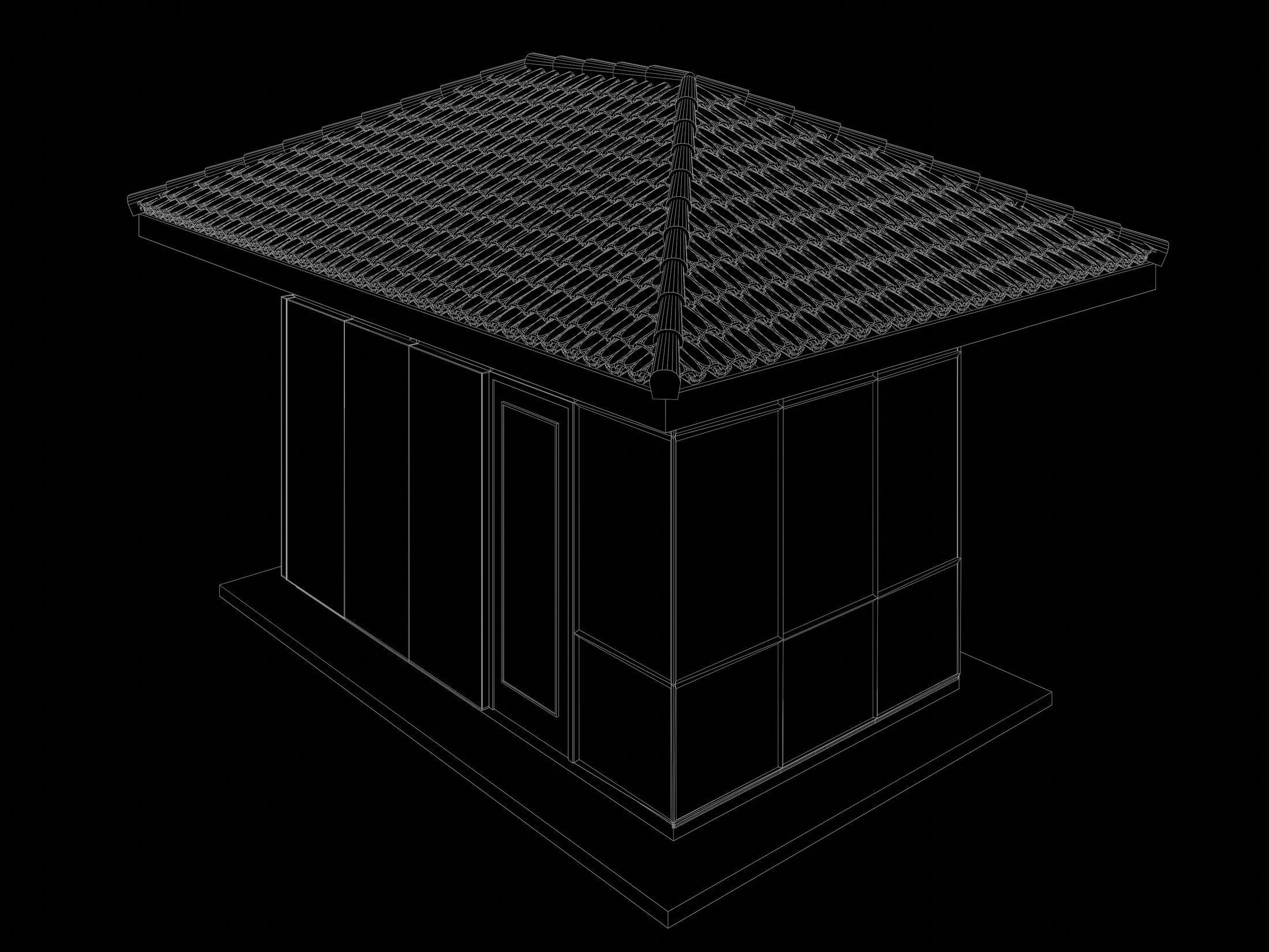 Security booth 24u08 3D model_11