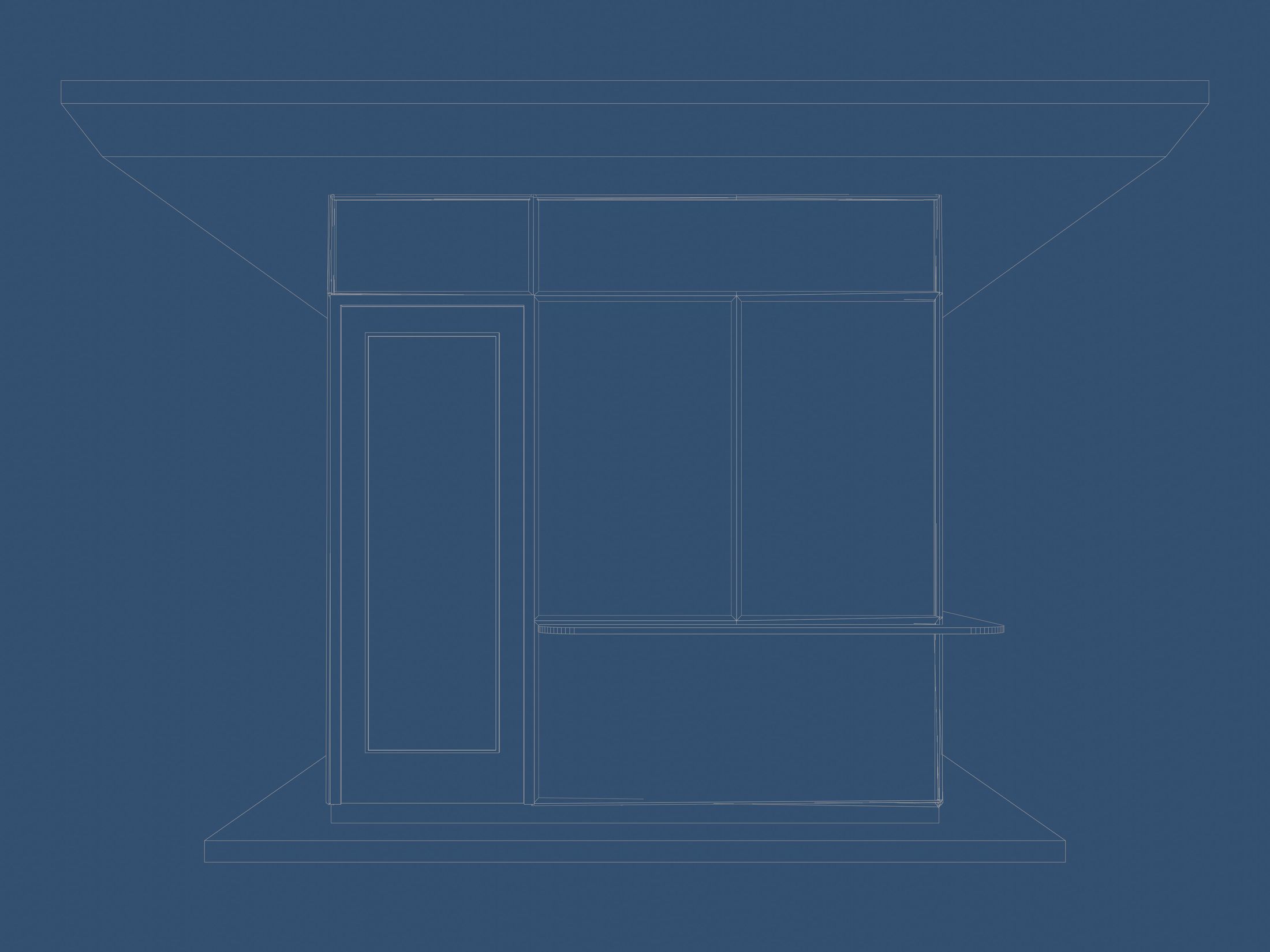 Security booth 24u09 3D model_6