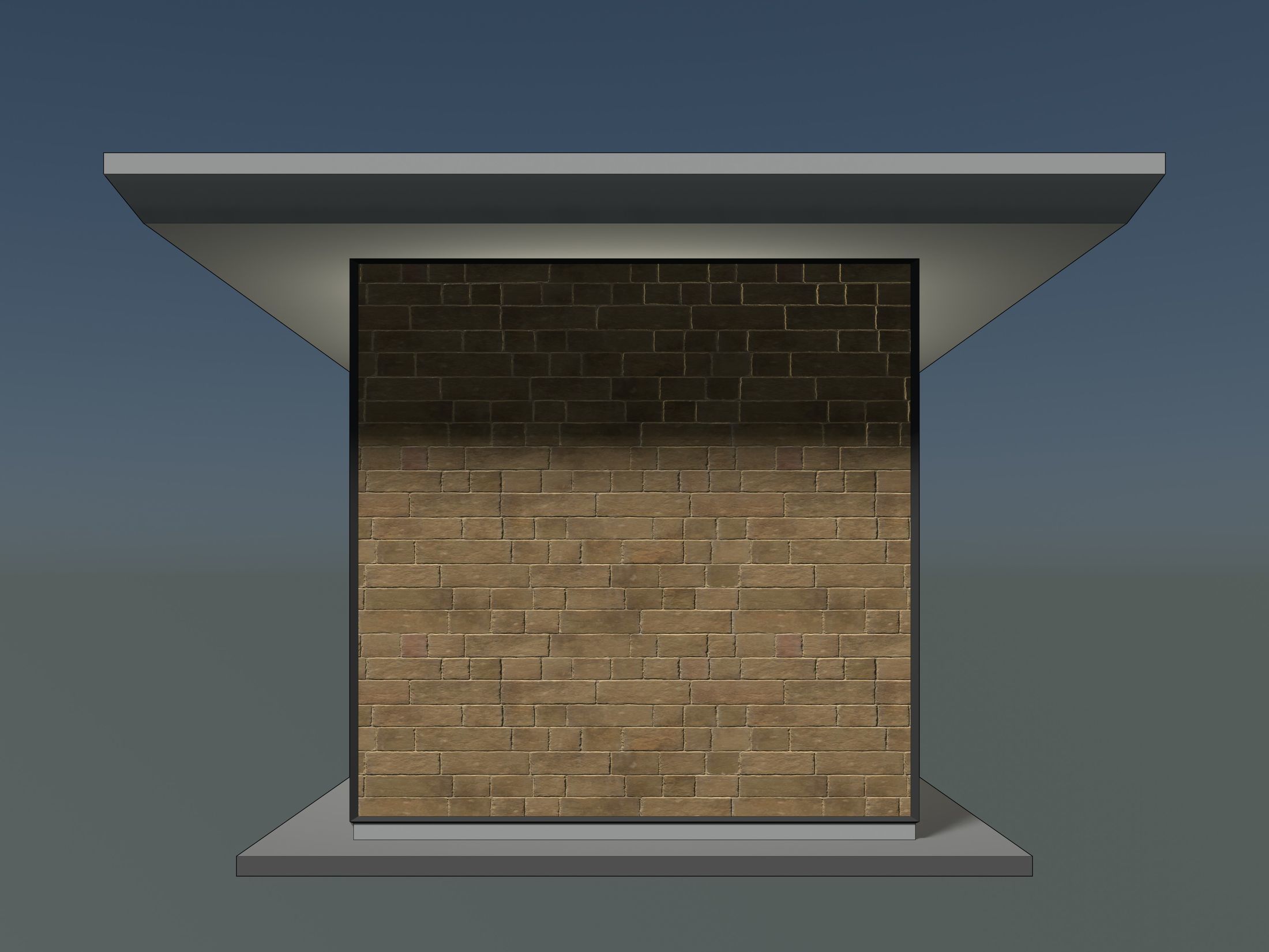 Security booth 24u09 3D model_4