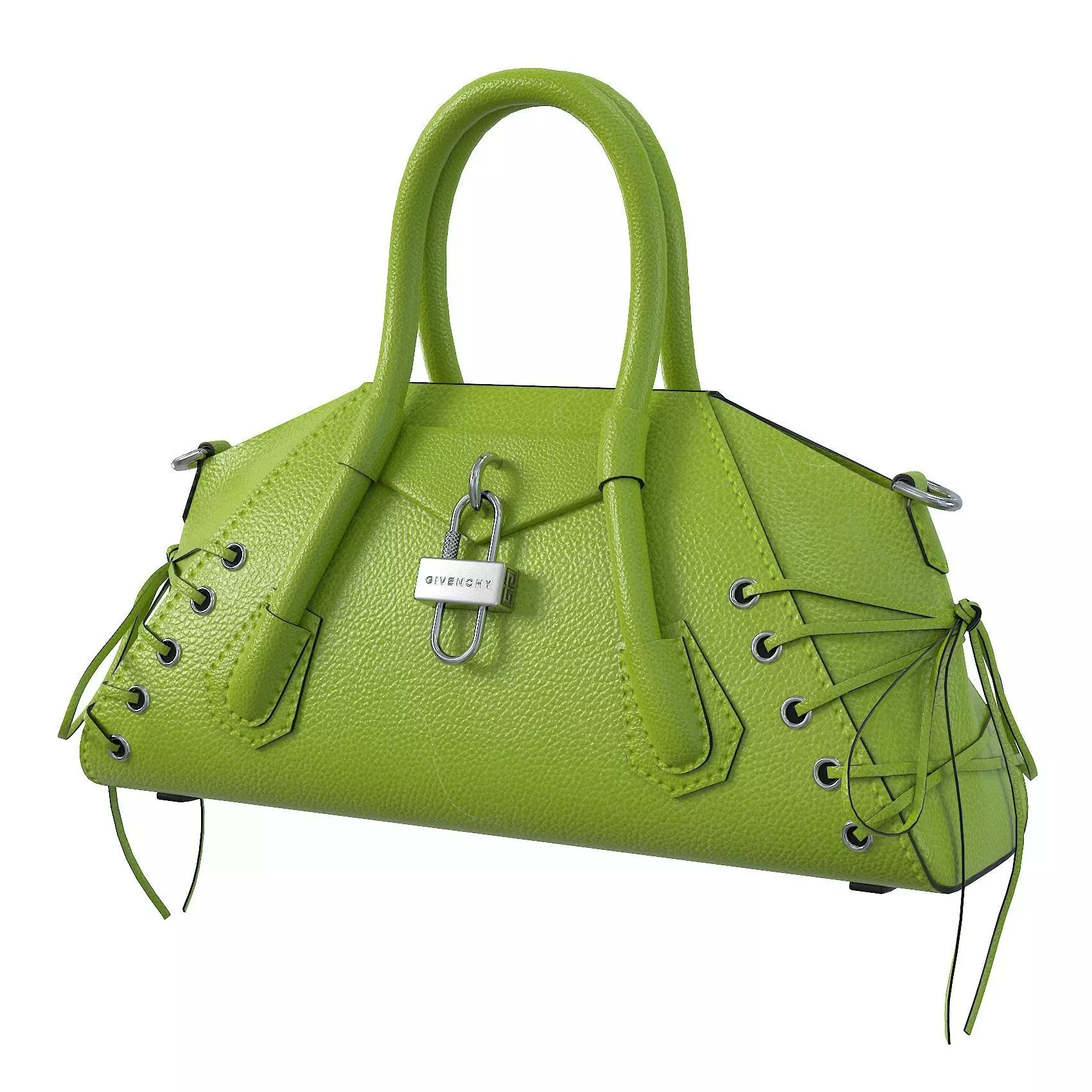 Givenchy Mini Antigona Bag Green Low-poly 3D model_0