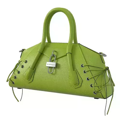 Givenchy Mini Antigona Bag Green Low-poly 3D model