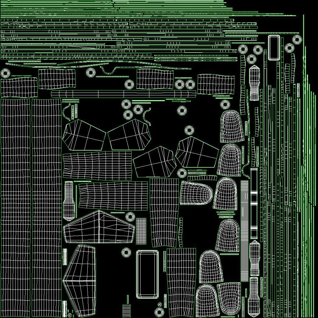 Givenchy Mini Antigona Bag Green Low-poly 3D model_11