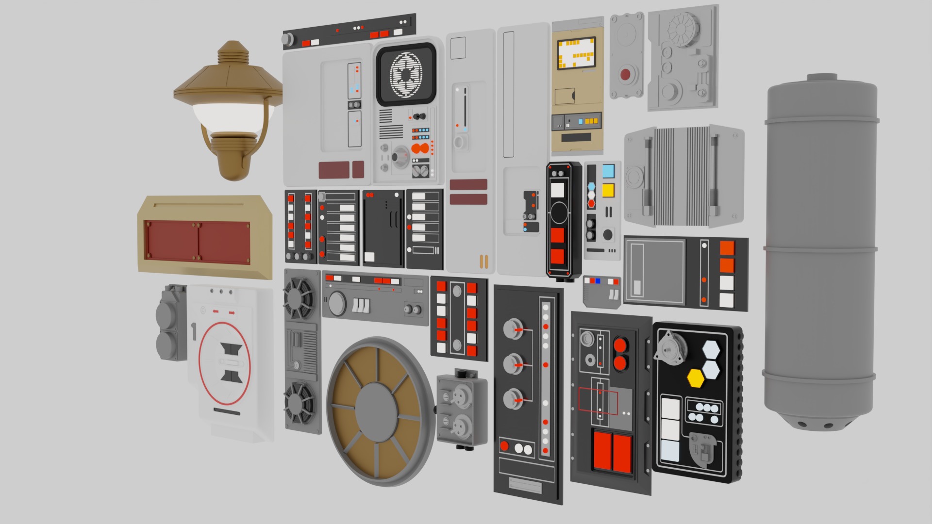 Star Wars Panels Pack 06 3D model_4