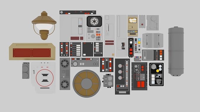 Star Wars Panels Pack 06 3D model