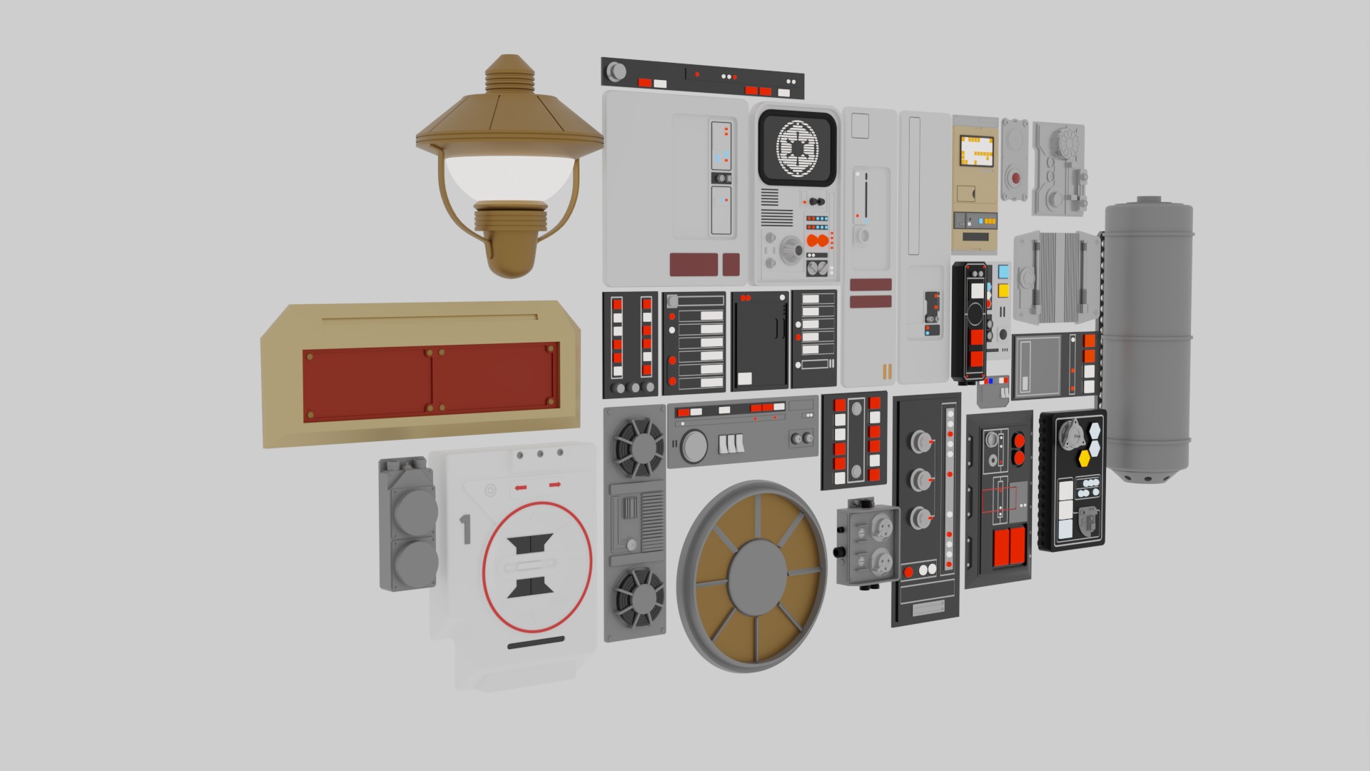 Star Wars Panels Pack 06 3D model_2