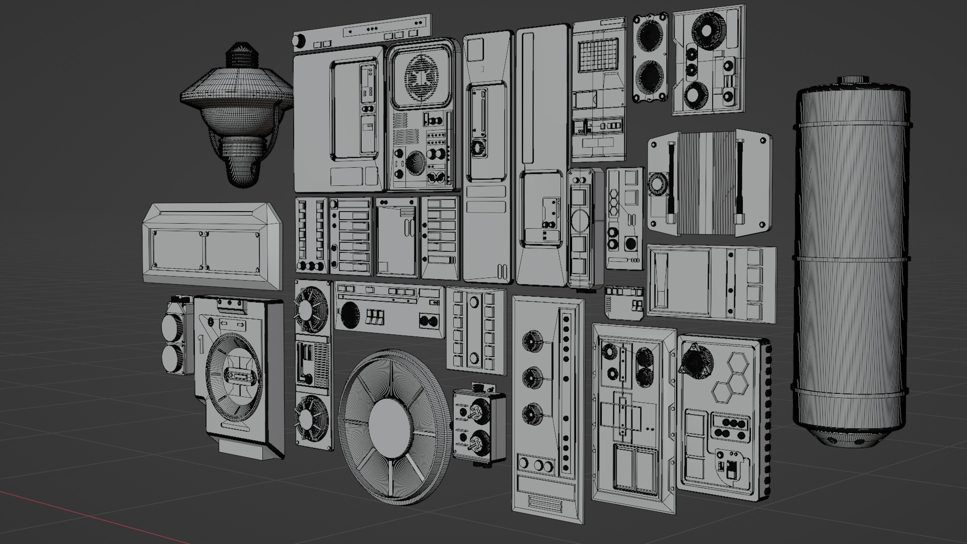 Star Wars Panels Pack 06 3D model_5