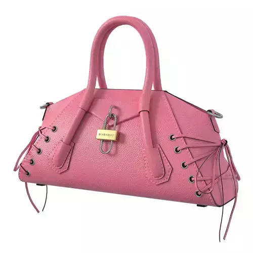 Givenchy Mini Antigona Bag Pink Low-poly 3D model