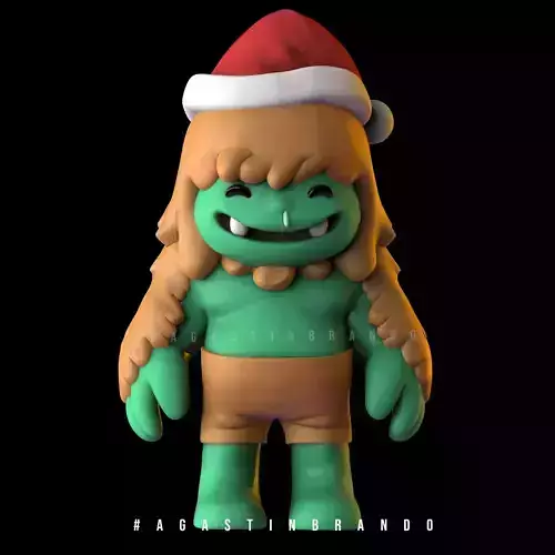 christmas deco toy STL 3D print model