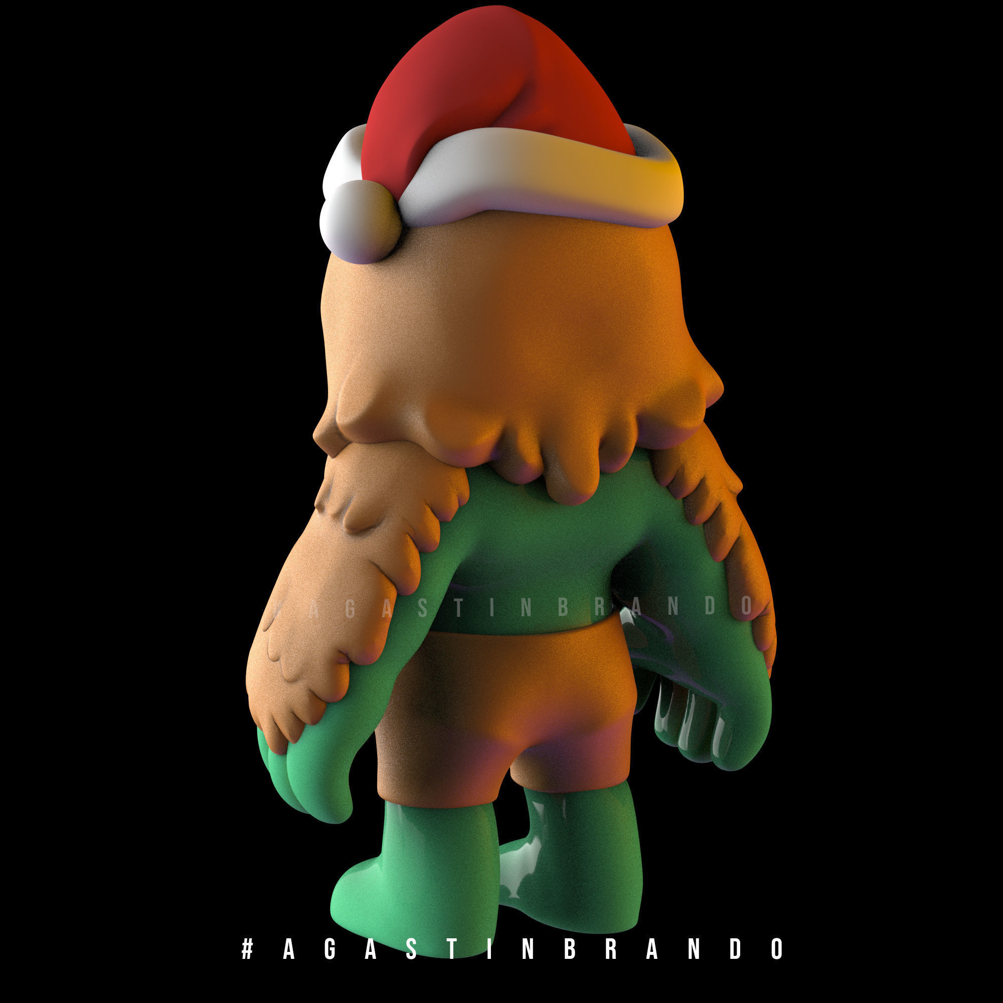 christmas deco toy STL 3D print model_2