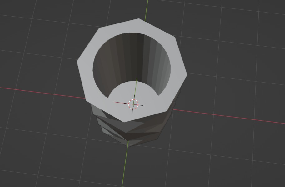 Flower Vase 3D print model_3