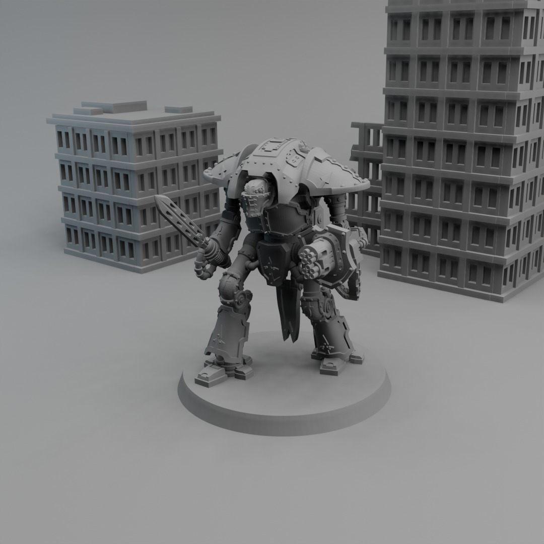 Mini Knight 4 3D print model_4
