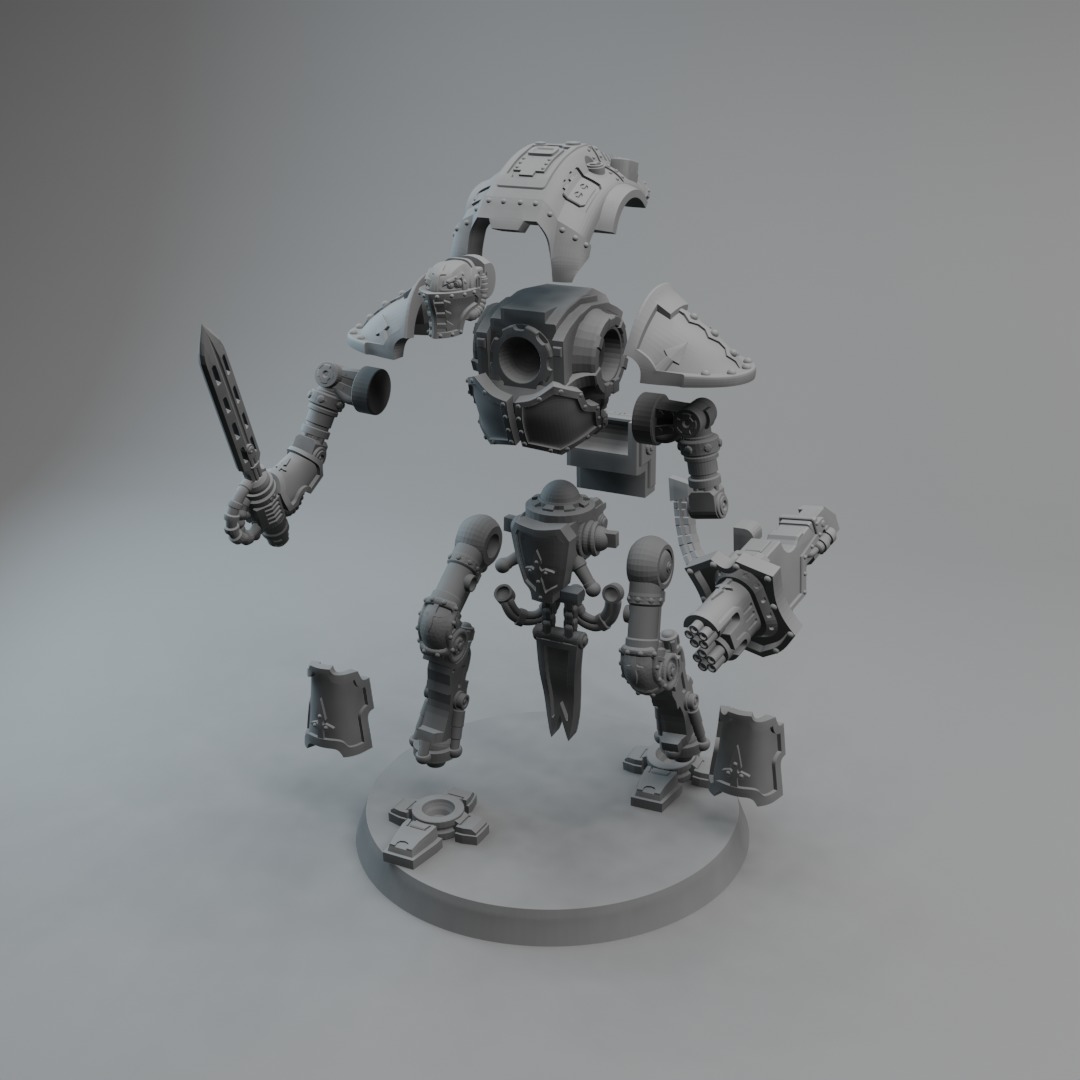 Mini Knight 4 3D print model_3
