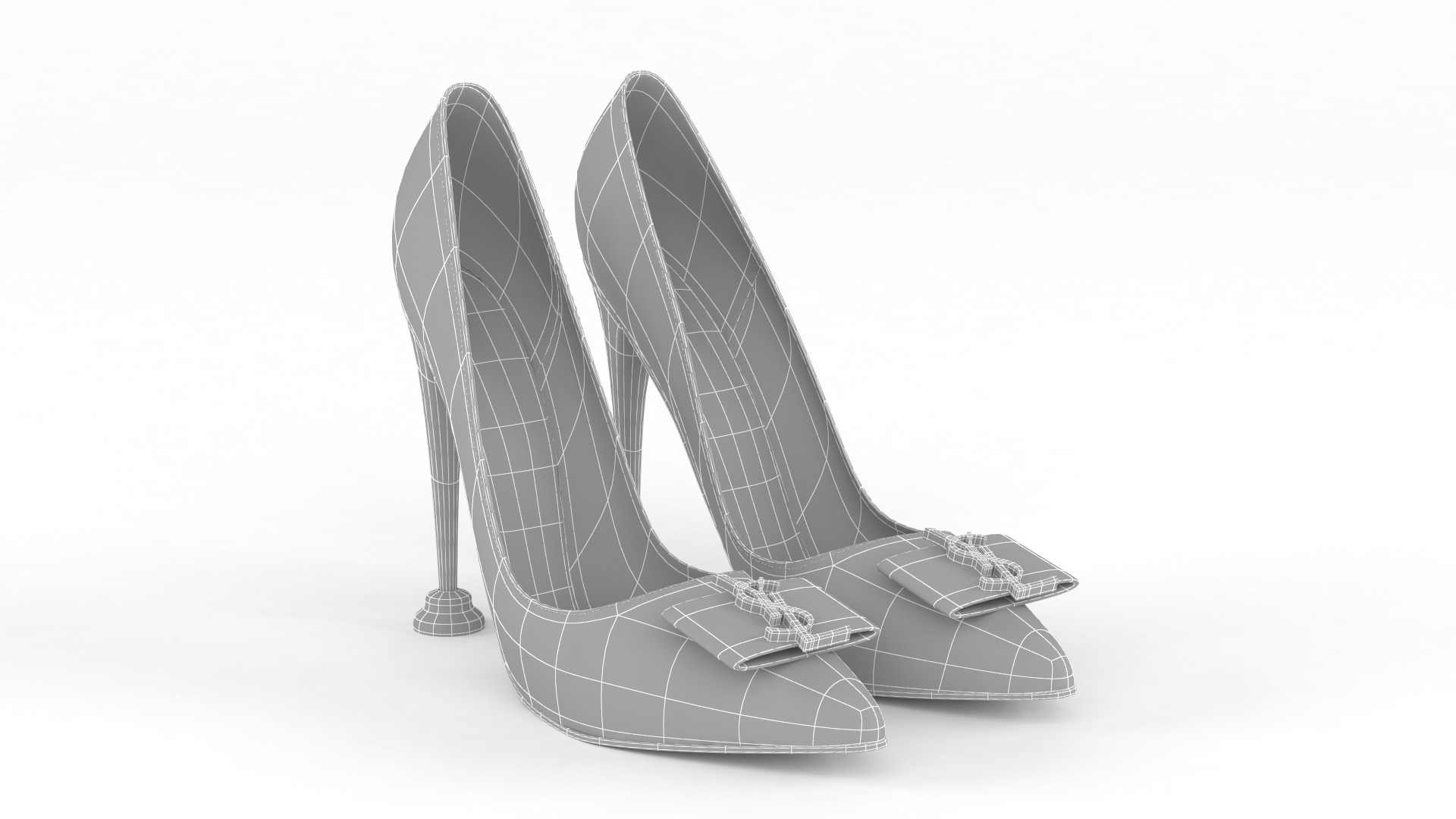 Women Shoes 3D model_9