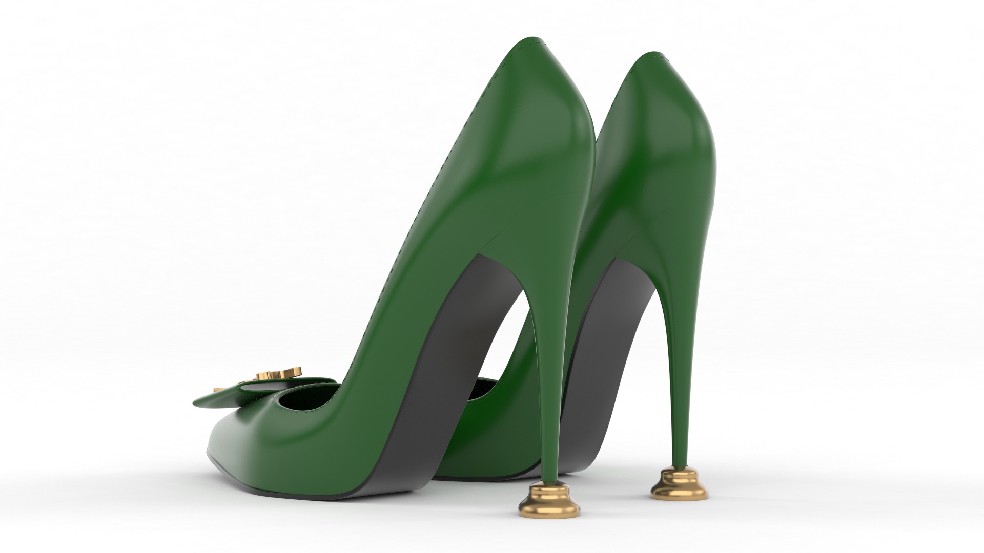 Women Shoes 3D model_2