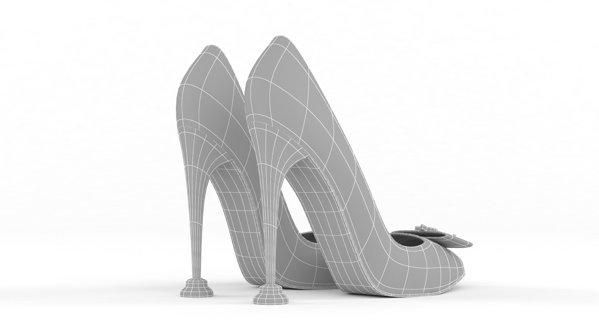 Women Shoes 3D model_8