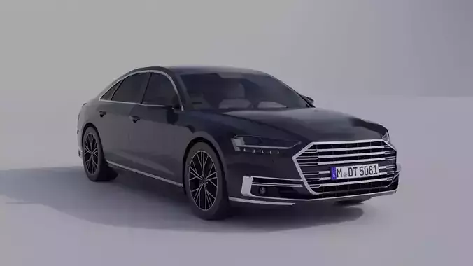Generic Luxury Sedan 1 Low-poly 3D model